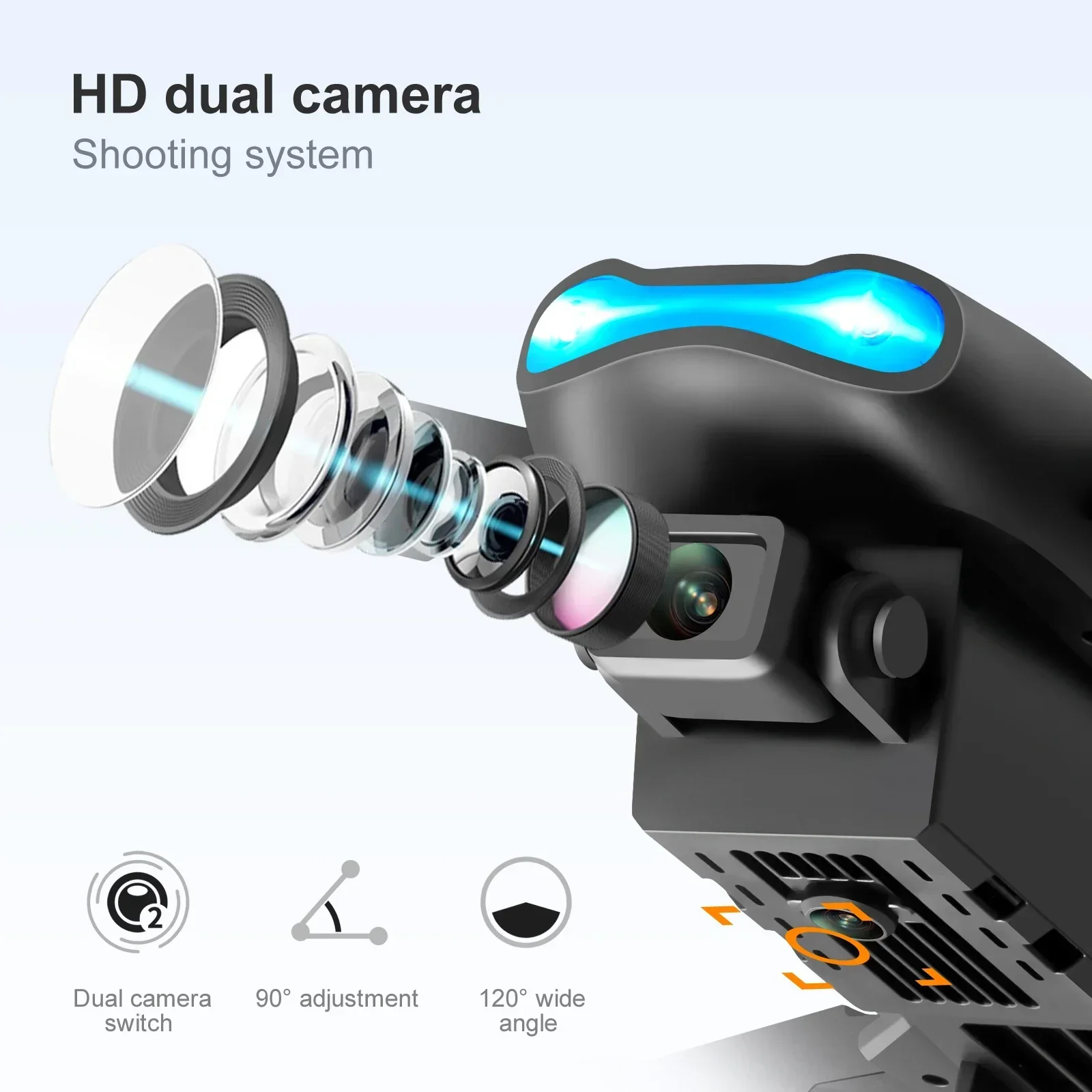 Fpv Brushless Rc Drone 4K - E99 K3 Pro 4K Drone Lipat