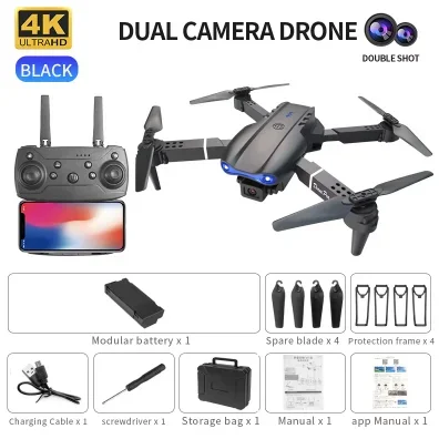 E99 K3 Pro 4K Drone Lipat Kame - Fpv Brushless Rc Drone 4K ulasan dan harga
