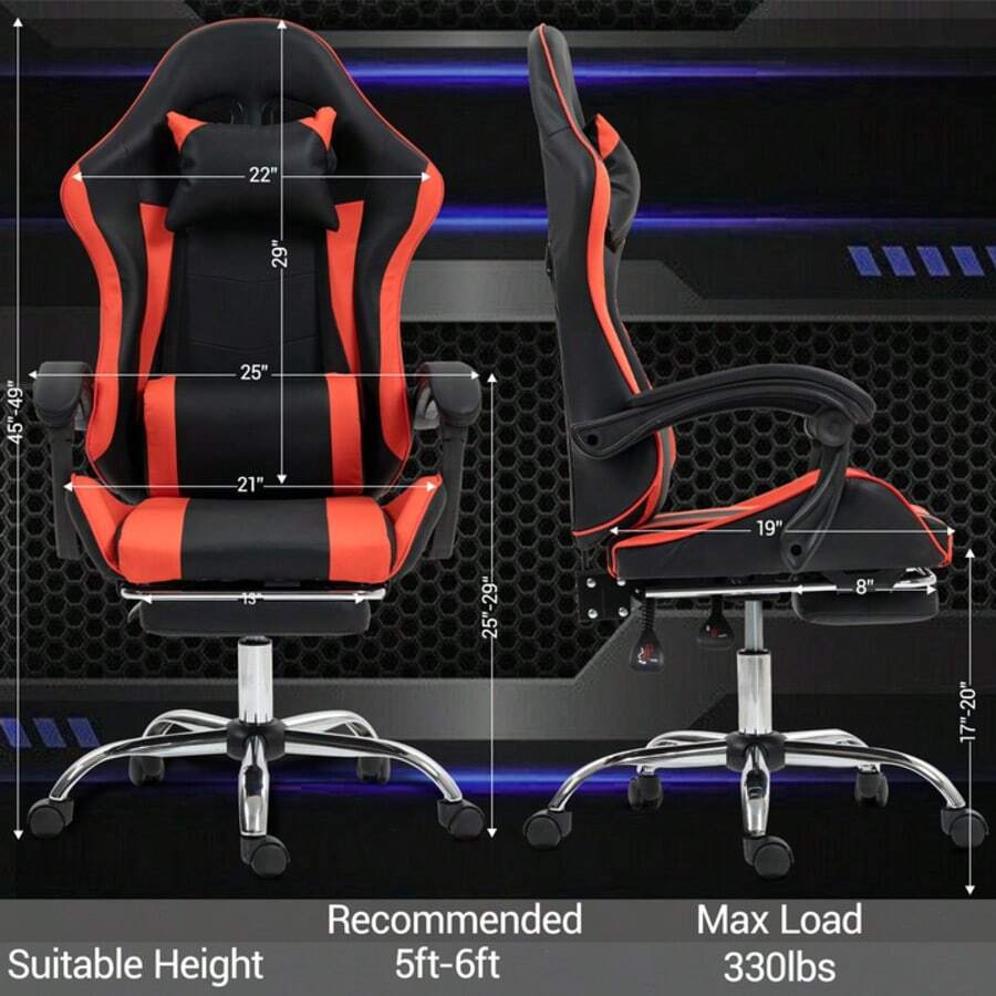 Kursi Gaming dengan Penyangga  - Video Games ulasan dan harga