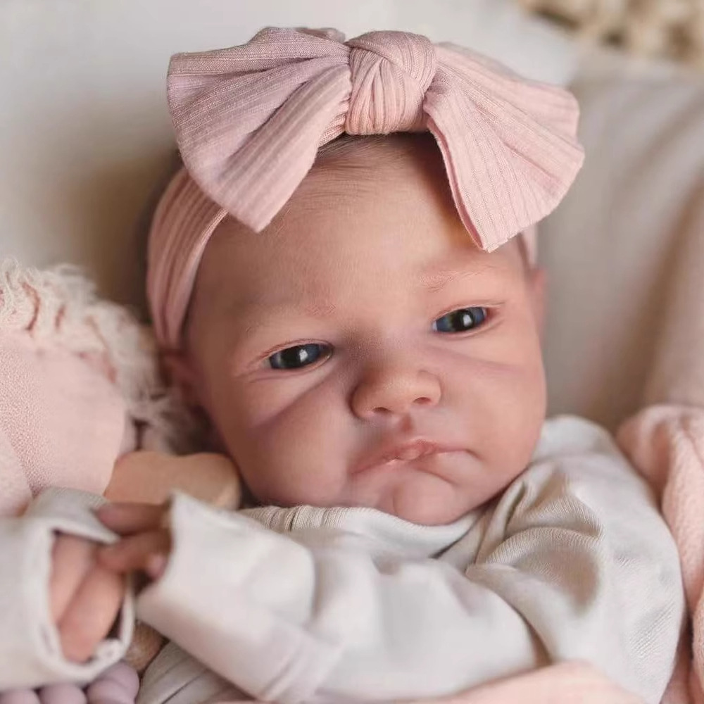Boneka Silikon Reborn 48CM Aug - Reborn Baby Doll Silicone Realistic ulasan dan harga