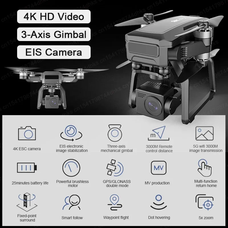 SJRC Drone kamera F7 4K PRO, G - Fpv Brushless Rc Drone 4K ulasan dan harga