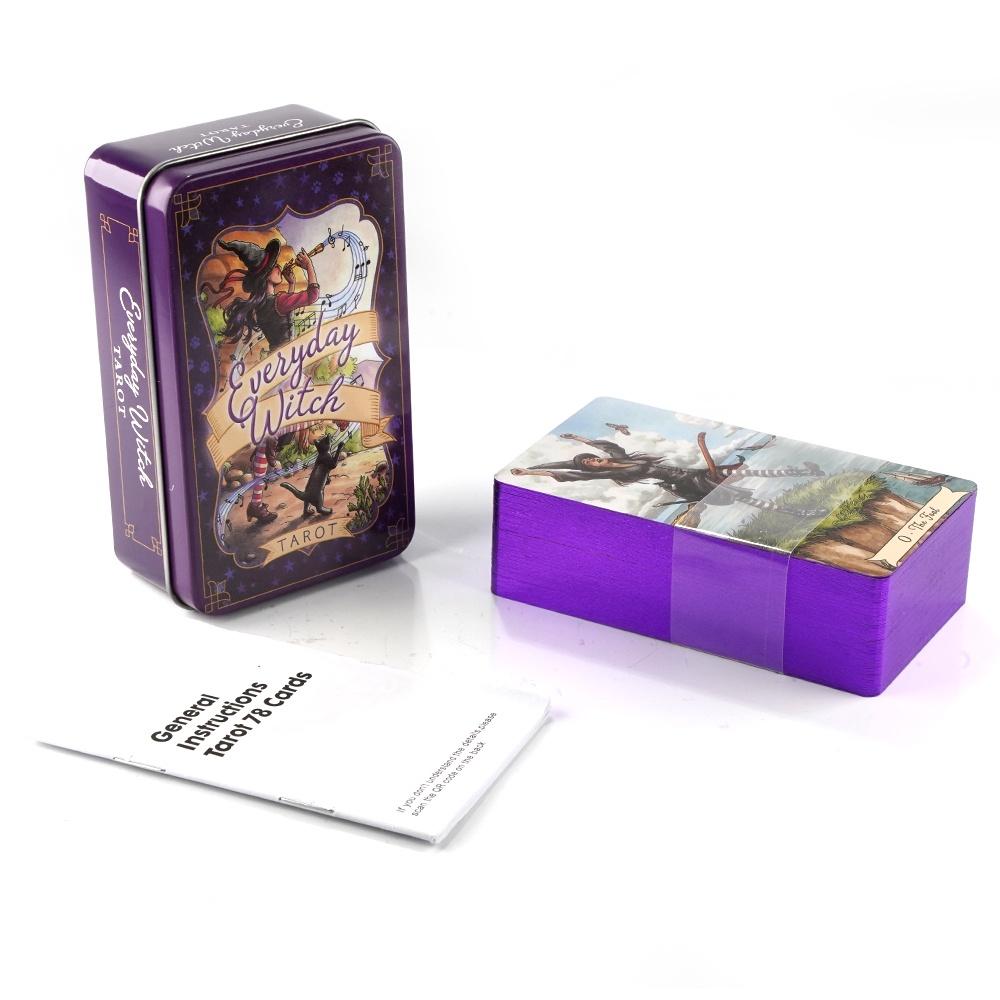 10.3*6cm setiap hari penyihir  - Tarot Cards Deck With Guidebook ulasan dan harga