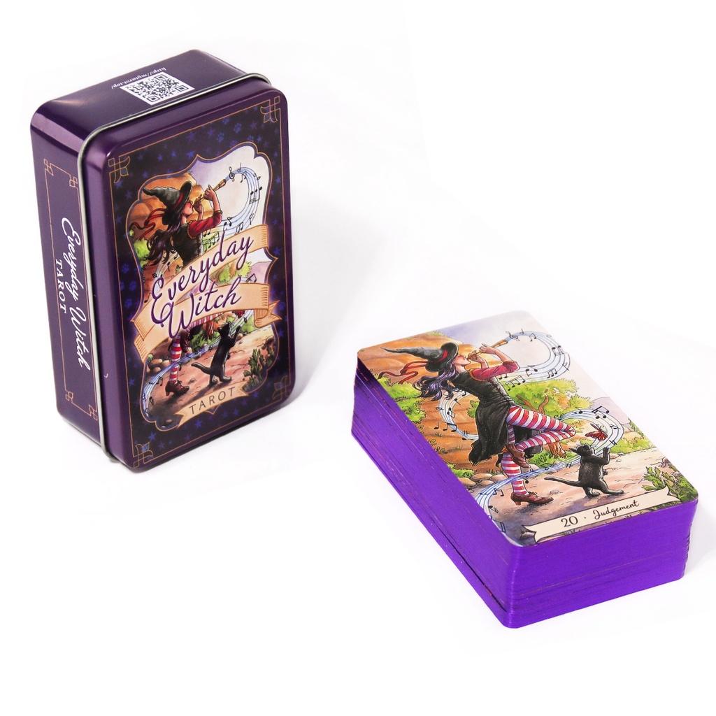 10.3*6cm setiap hari penyihir  - Tarot Cards Deck With Guidebook ulasan dan harga