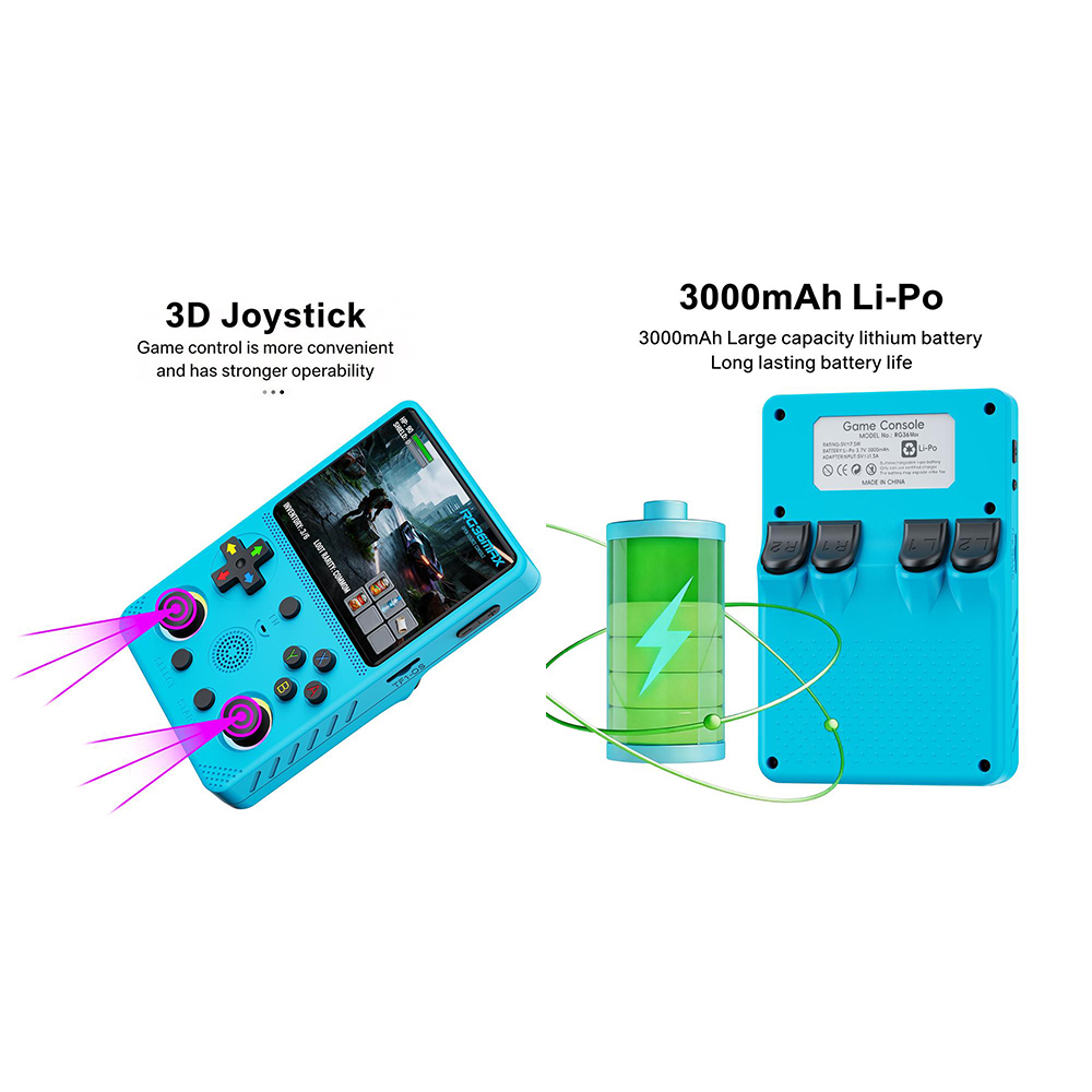 Konsol Game Genggam Retro RG36 - Retro Handheld Game Console R36S ulasan dan harga